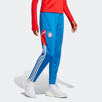 Regular Pantalon de sport 'Bayern München Condivo 22' ADIDAS SPORTSWEAR en bleu : devant