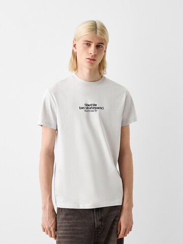 Bershka T-Shirt in Grau: predná strana