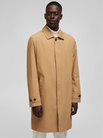 HECHTER PARIS Between-Seasons Coat in Brown: front