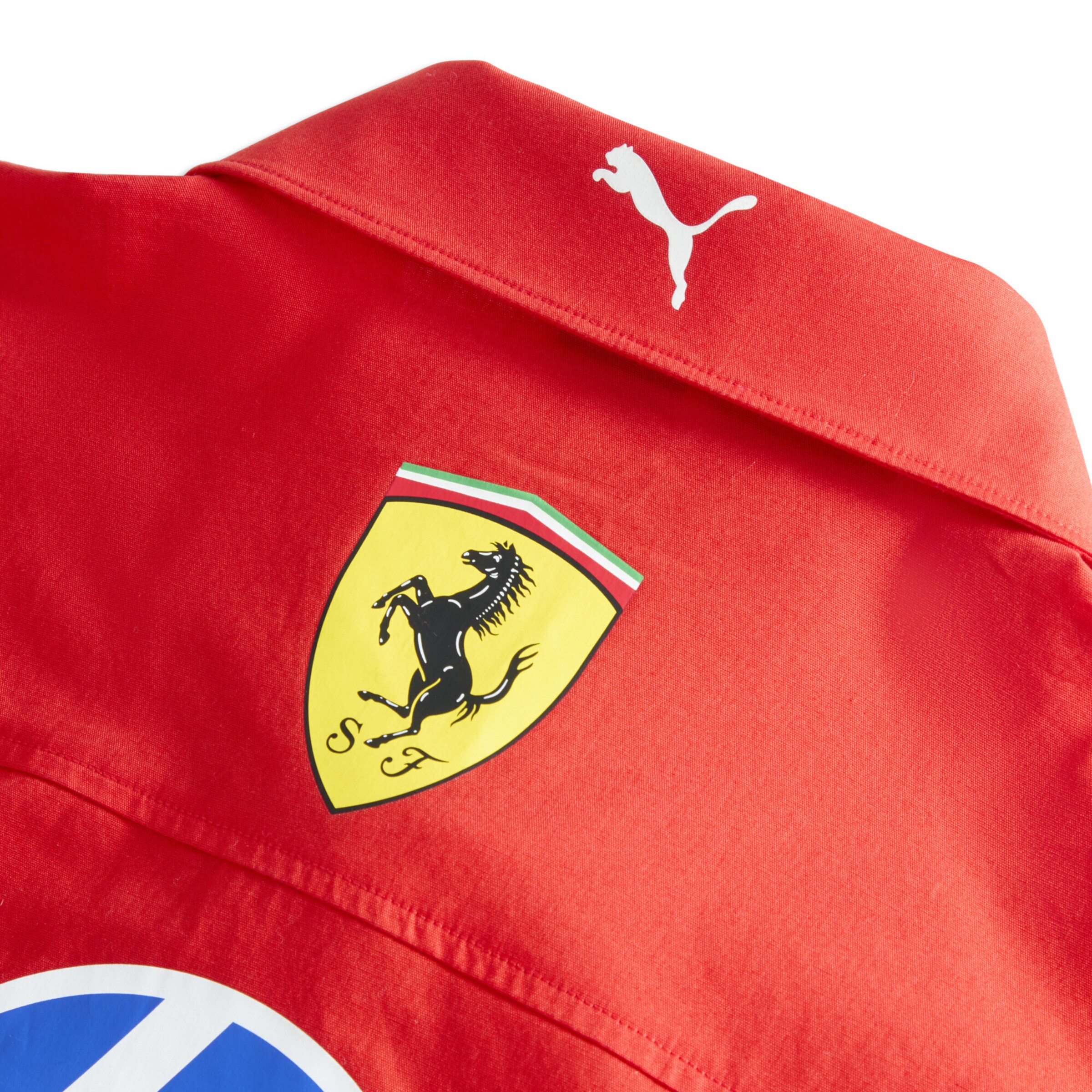 PUMA Regular Fit Hemd 'Scuderia Ferrari HP' in Rot