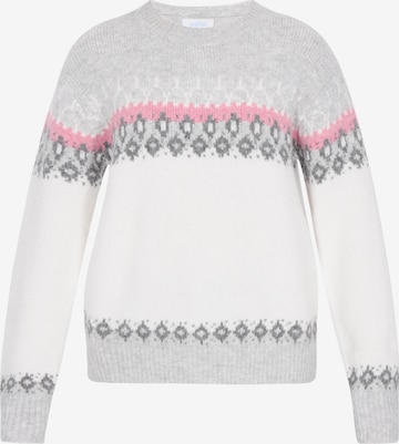 Pull-over usha BLUE LABEL en blanc : devant