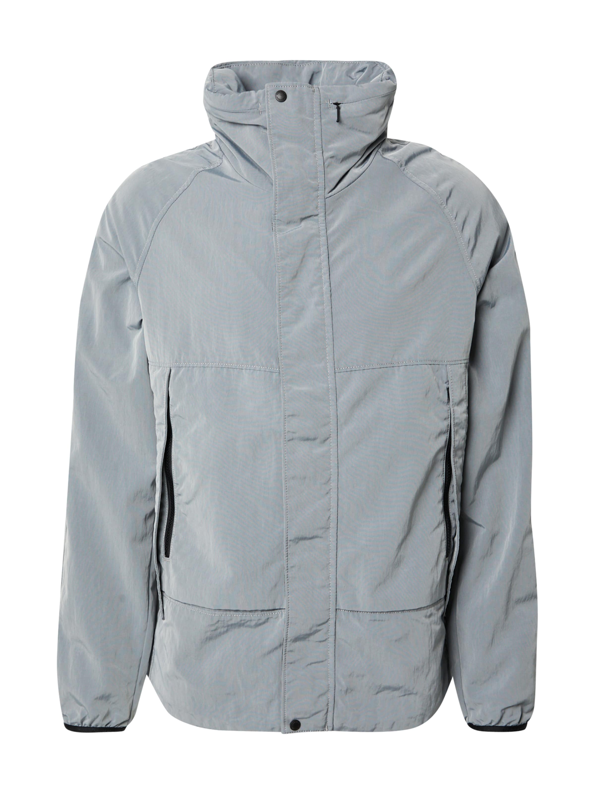 NAPAPIJRI Преходно яке 'A-BISENZIO' в сиво: отпред