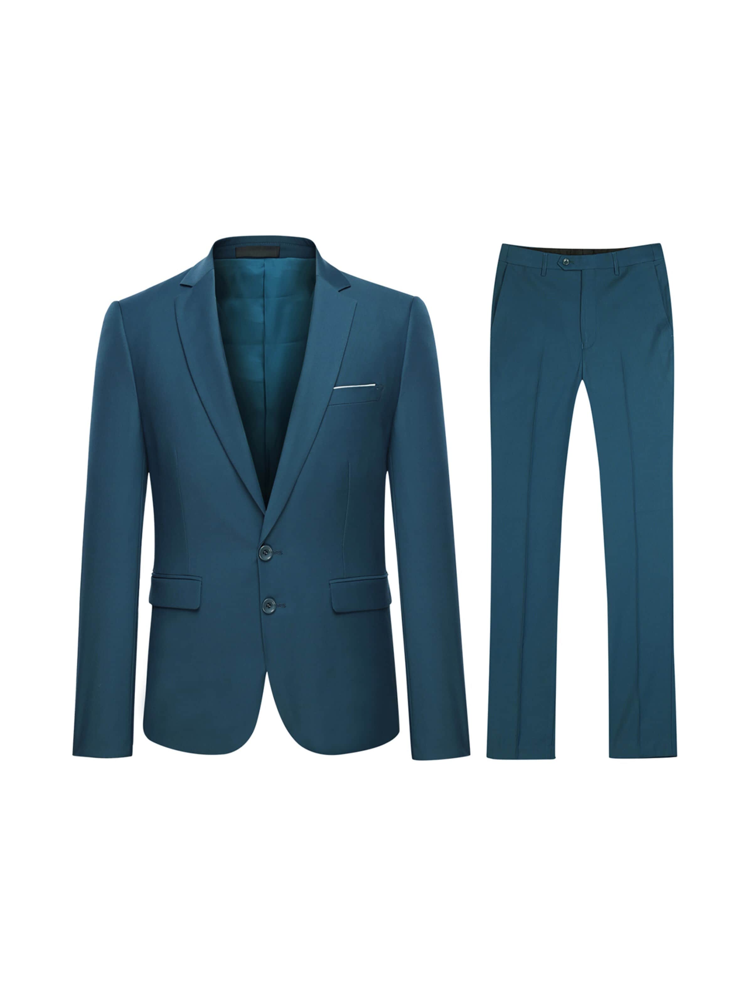 YOUTHUP Suit 'Behaglich' in Blue: front
