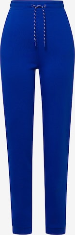 Les Lunes Tapered Sportbroek 'Frayaa' in Blauw: voorkant