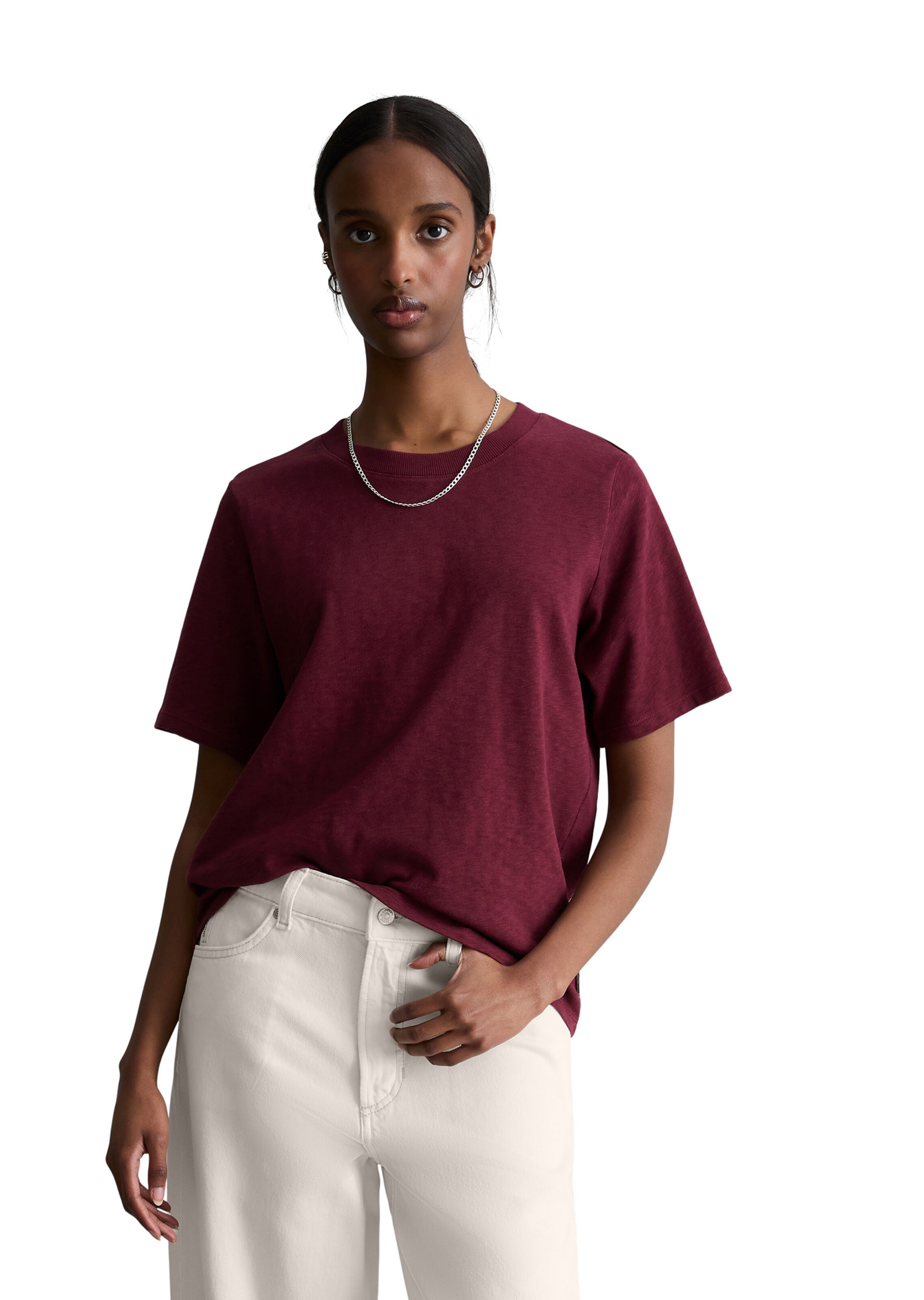 Marc O'Polo DENIM Shirt in Rood: voorkant