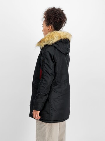 ALPHA INDUSTRIES Winter Jacket 'N3B VF 59' in Black