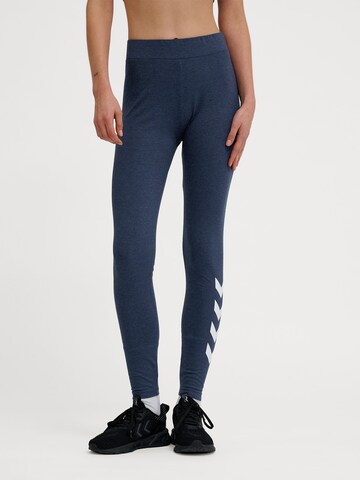Hummel Skinny Sports trousers 'Pulse' in Blue: front