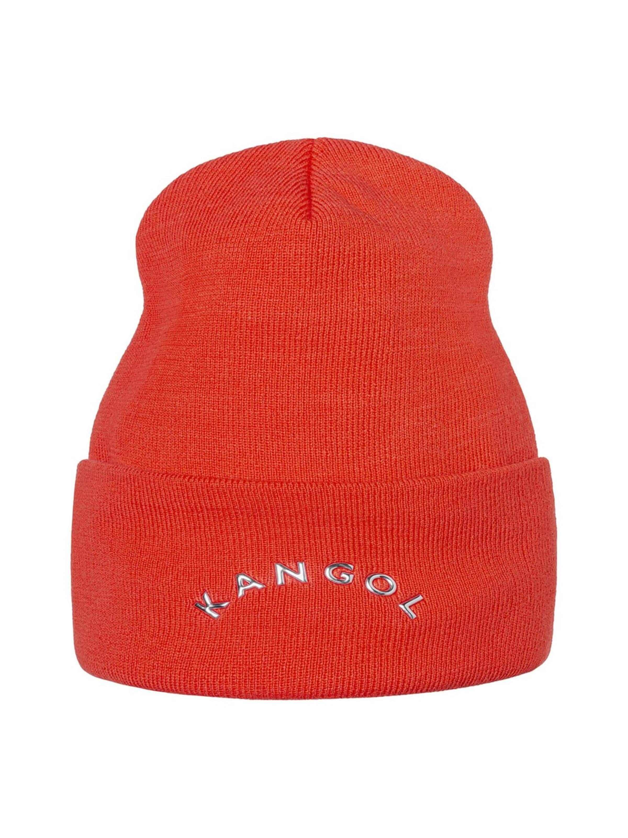 KANGOL Kapelusz 'Y2K Balaclava Cherry Glow Hat' w kolorze pomarańczowy: przód