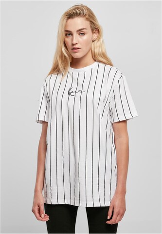 Karl Kani - Camisa em branco: frente