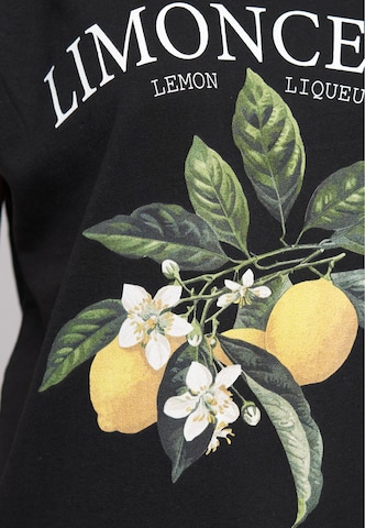 Cloud5ive T-Shirt 'Limoncello' in Schwarz