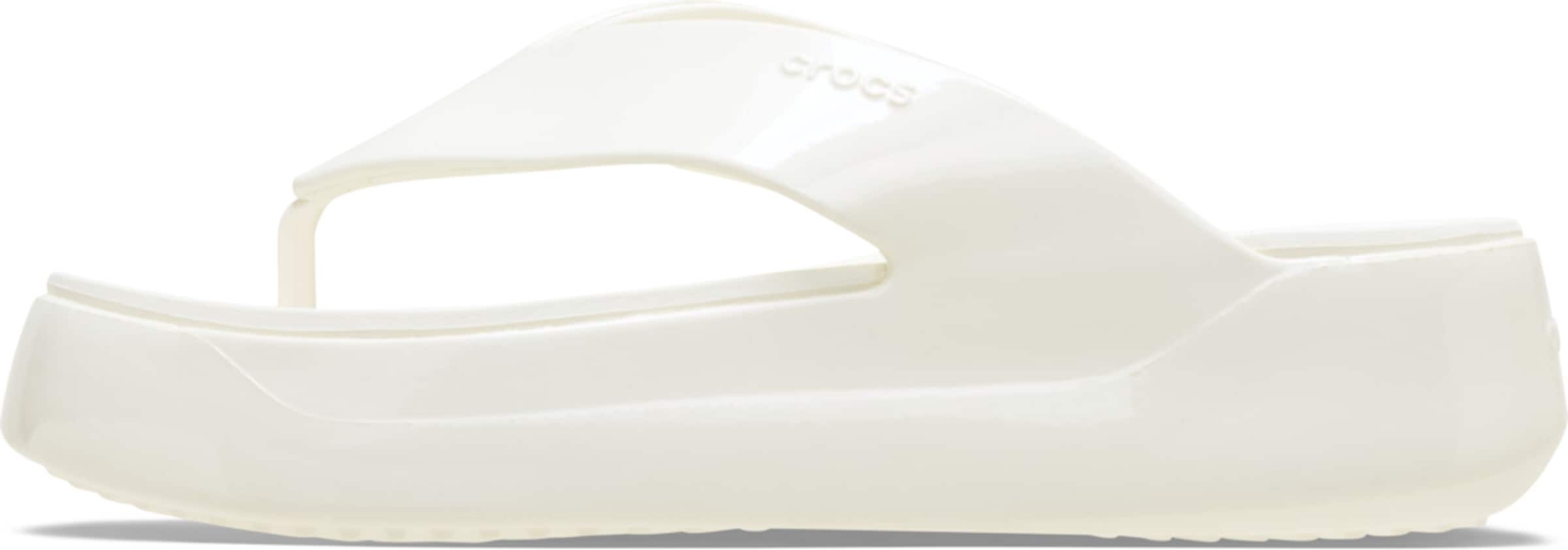 Crocs Σαγιονάρες διχαλωτές 'Getaway' σε λευκό: μπροστά