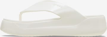 Crocs Varvastossut 'Getaway' värissä valkoinen: etupuoli