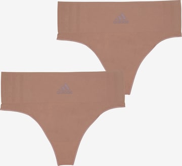 String ' THONG ' ADIDAS SPORTSWEAR en marron : devant