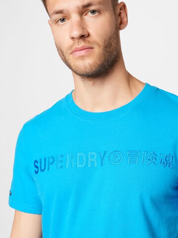 Maglietta di Superdry in blu