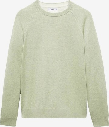 MANGO MAN Pullover 'Ten' i grøn: forside