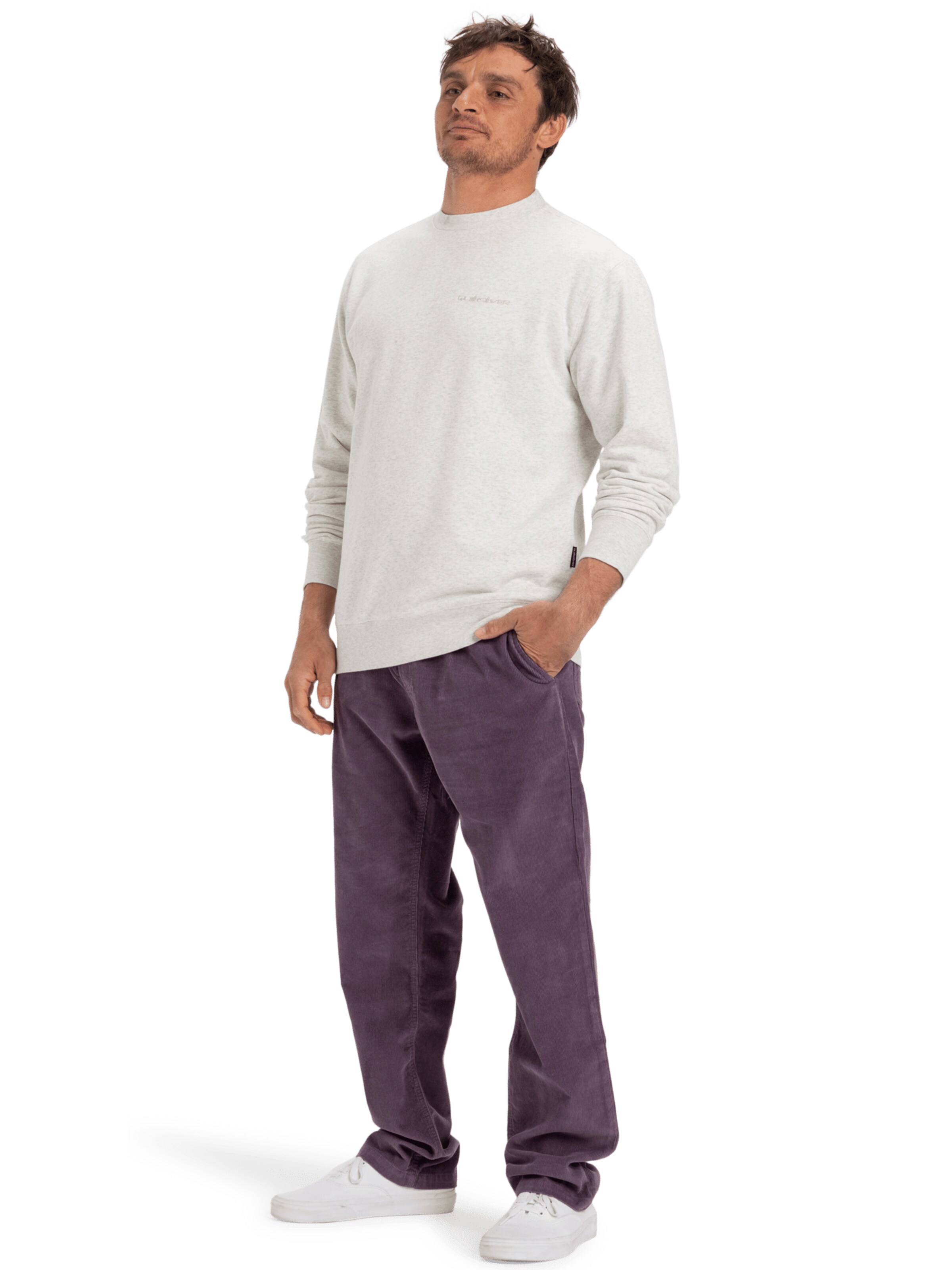 QUIKSILVER Sweatshirt in Weiß