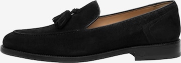 Henry Stevens Slip-ons 'Marshall TL' in Black: front