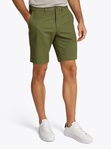 Slimfit Pantaloni chino 'BROOKLYN 1985' di TOMMY HILFIGER in verde: frontale