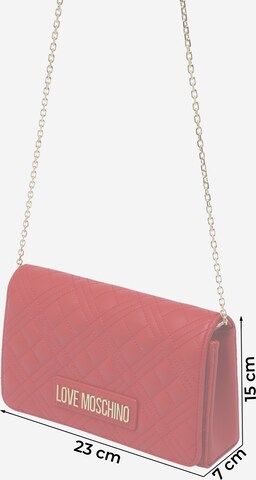 Love Moschino Clutch 'Smart Daily' in Rood