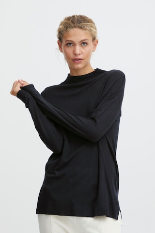 b.young - Pullover em preto: frente