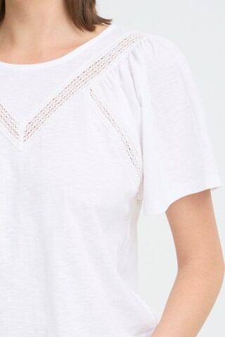 T-shirt 'PZBIANCA' Pulz en blanc