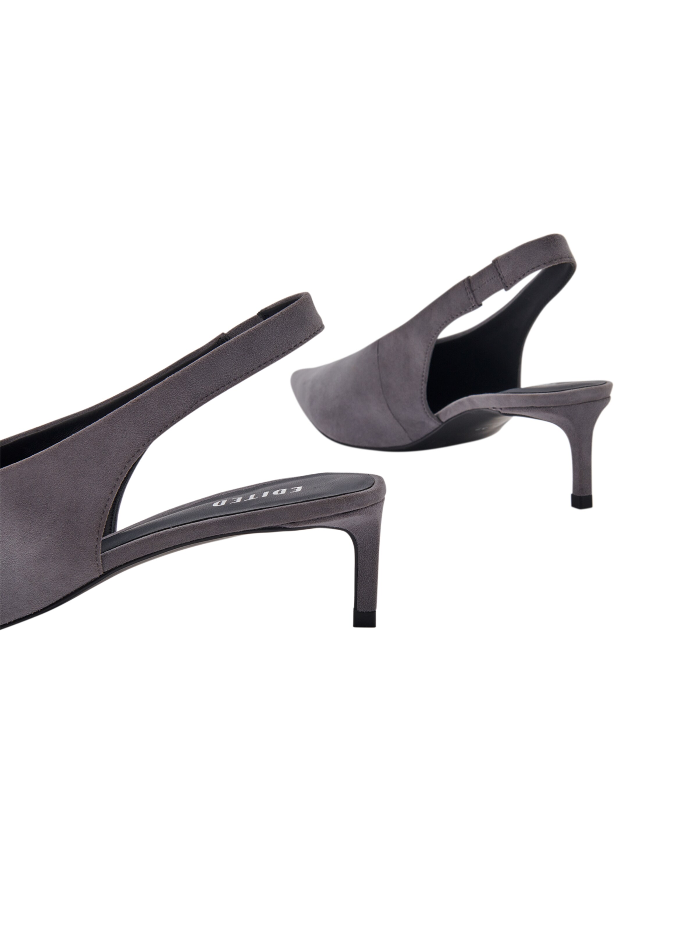 EDITED Slingback pumps 'Tessa' i grå