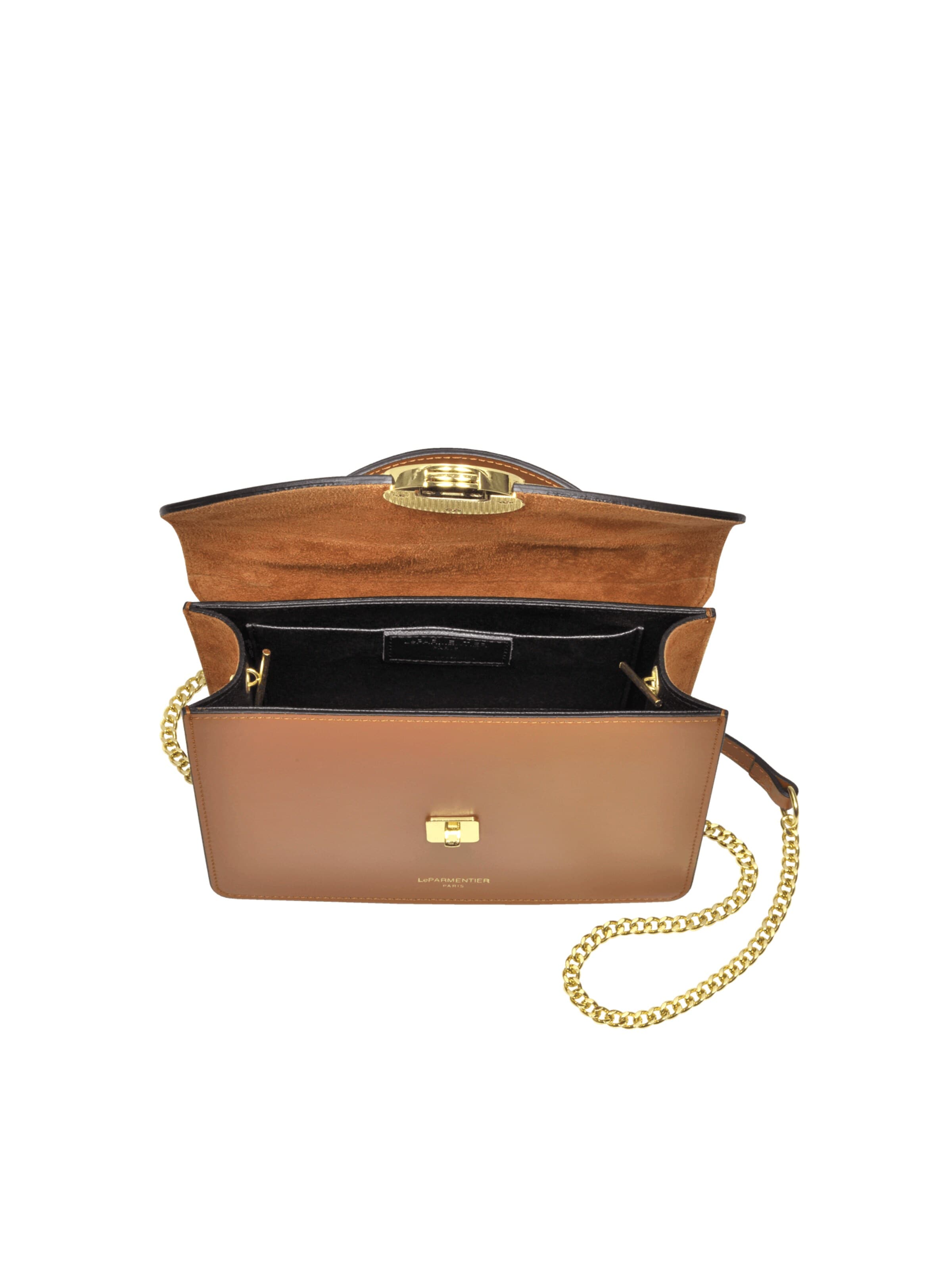 LeParmentier - Bolso de mano 'New Ondina' en marrón