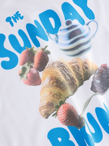Next Pajama shirt in White