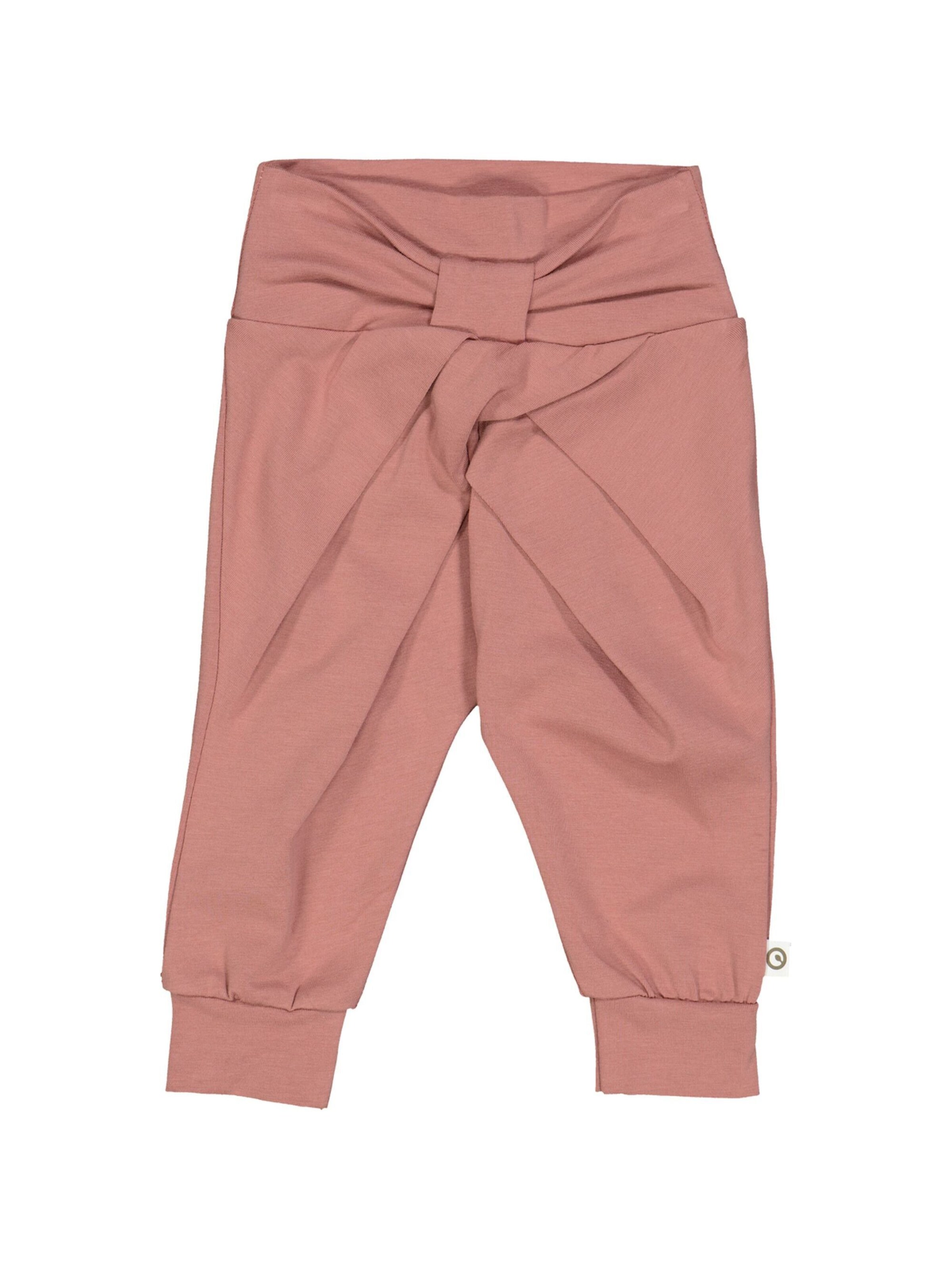 Tapered Pantaloni di Müsli by GREEN COTTON in rosa: frontale