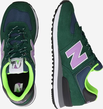 Sneaker bassa '574' di new balance in verde