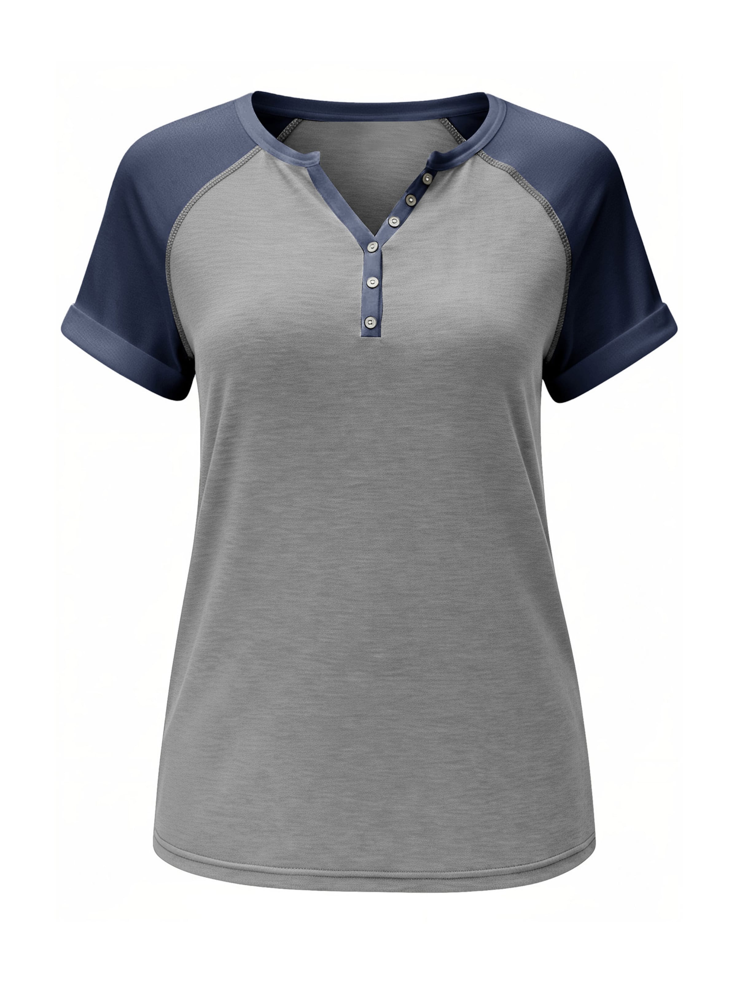 Imily Bela - Camiseta en gris: frente