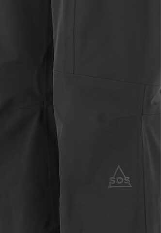 SOS Regular Skihose 'Lipno' in Schwarz