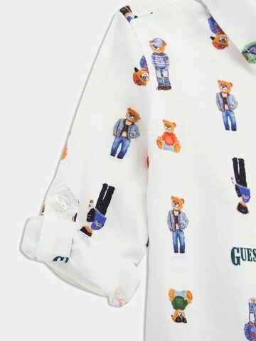 GUESS Regular fit Button Up Shirt in White