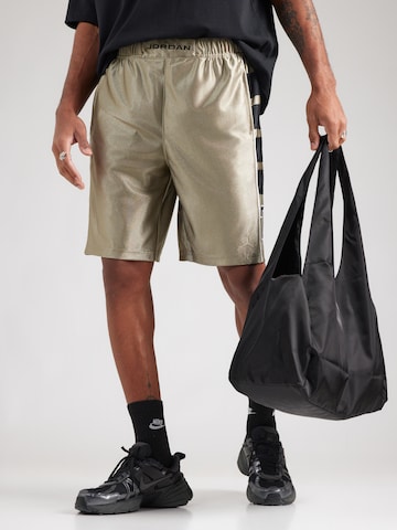 Jordan Loosefit Broek 'BRK CAT SCRATCH' in Groen: voorkant