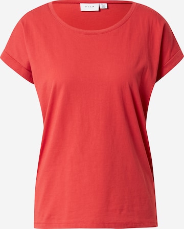 VILA Shirt 'DREAMERS' in Red: front