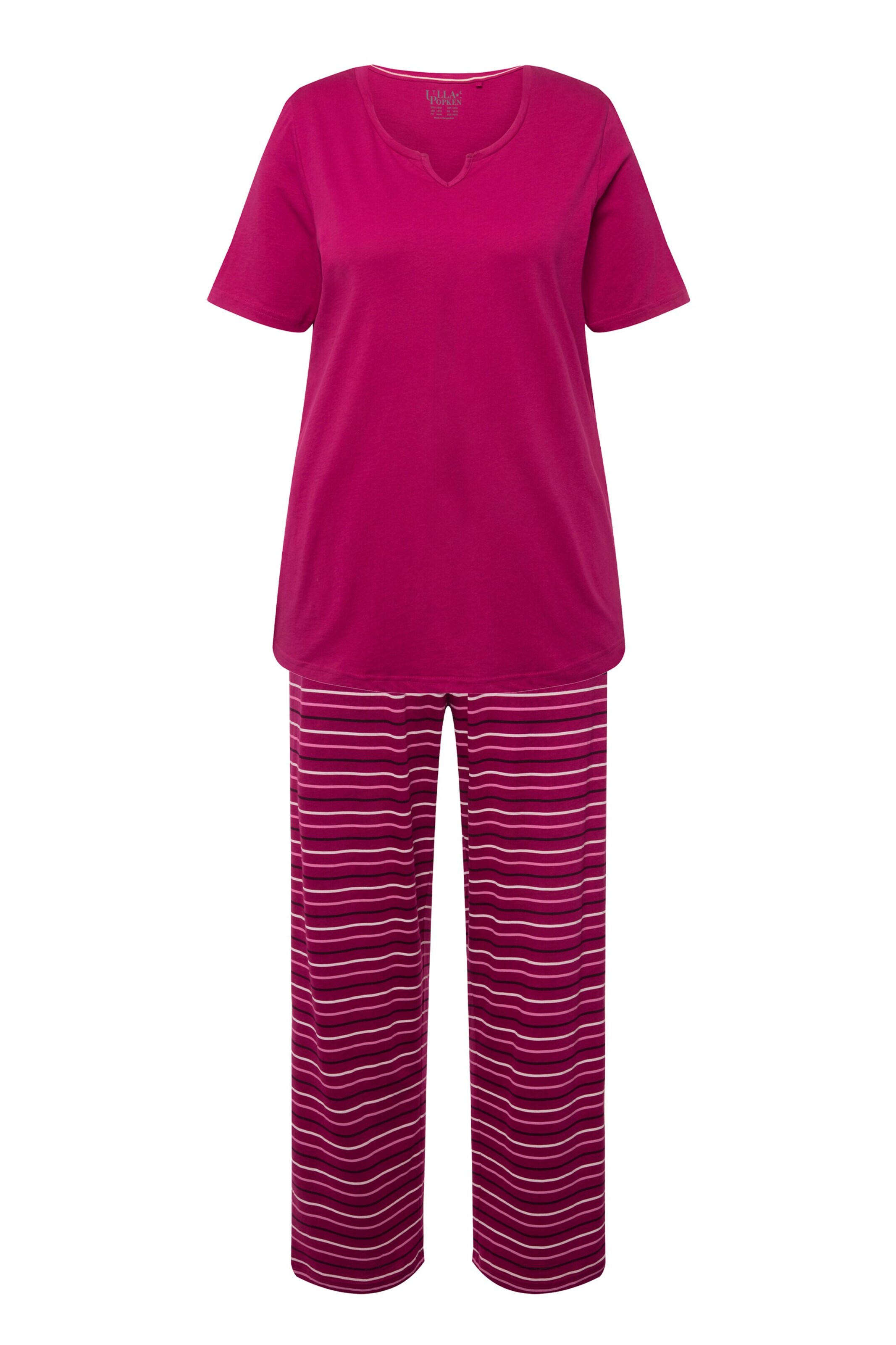 Ulla Popken Pyjama in Roze: voorkant