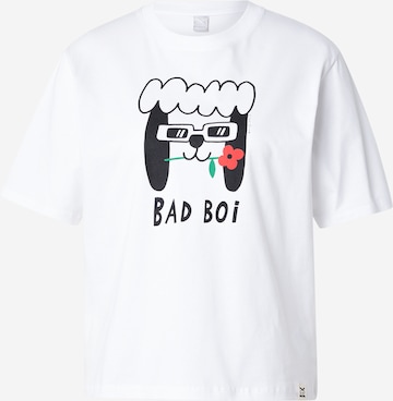 balta Iriedaily Marškinėliai 'Flower Boi': priekis