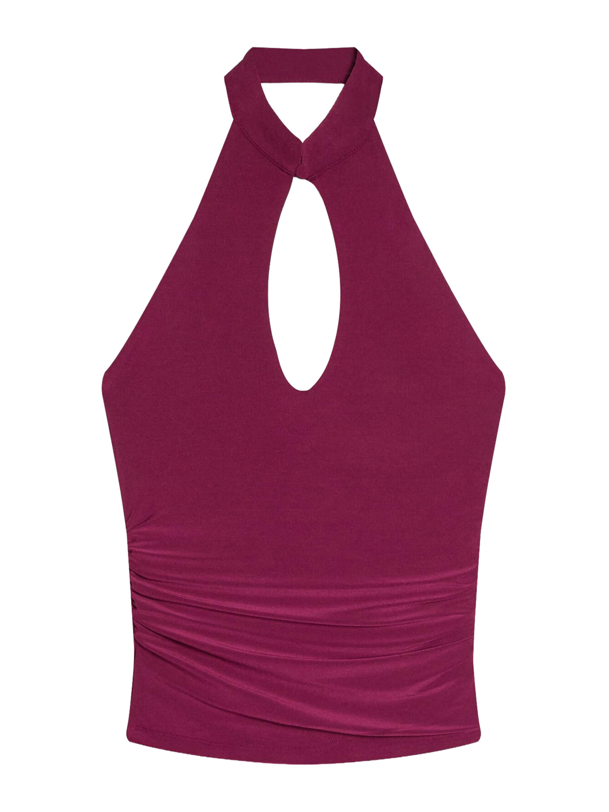Bershka Top ve velikosti XS - vínově červená, Produkt