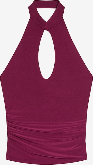 Bershka Toppi koossa XS värissä viininpunainen, Tuotenäkymä