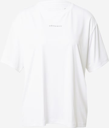 T-shirt fonctionnel Röhnisch en blanc : devant