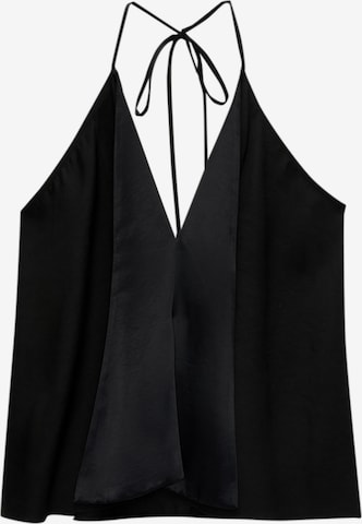 Pull&Bear Toppi värissä musta: etupuoli