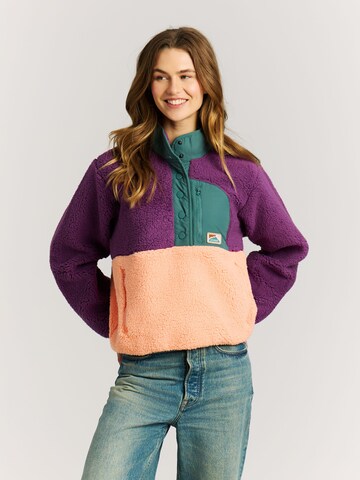 PROTEST Athletic Sweatshirt 'PRTBlizz' in Purple