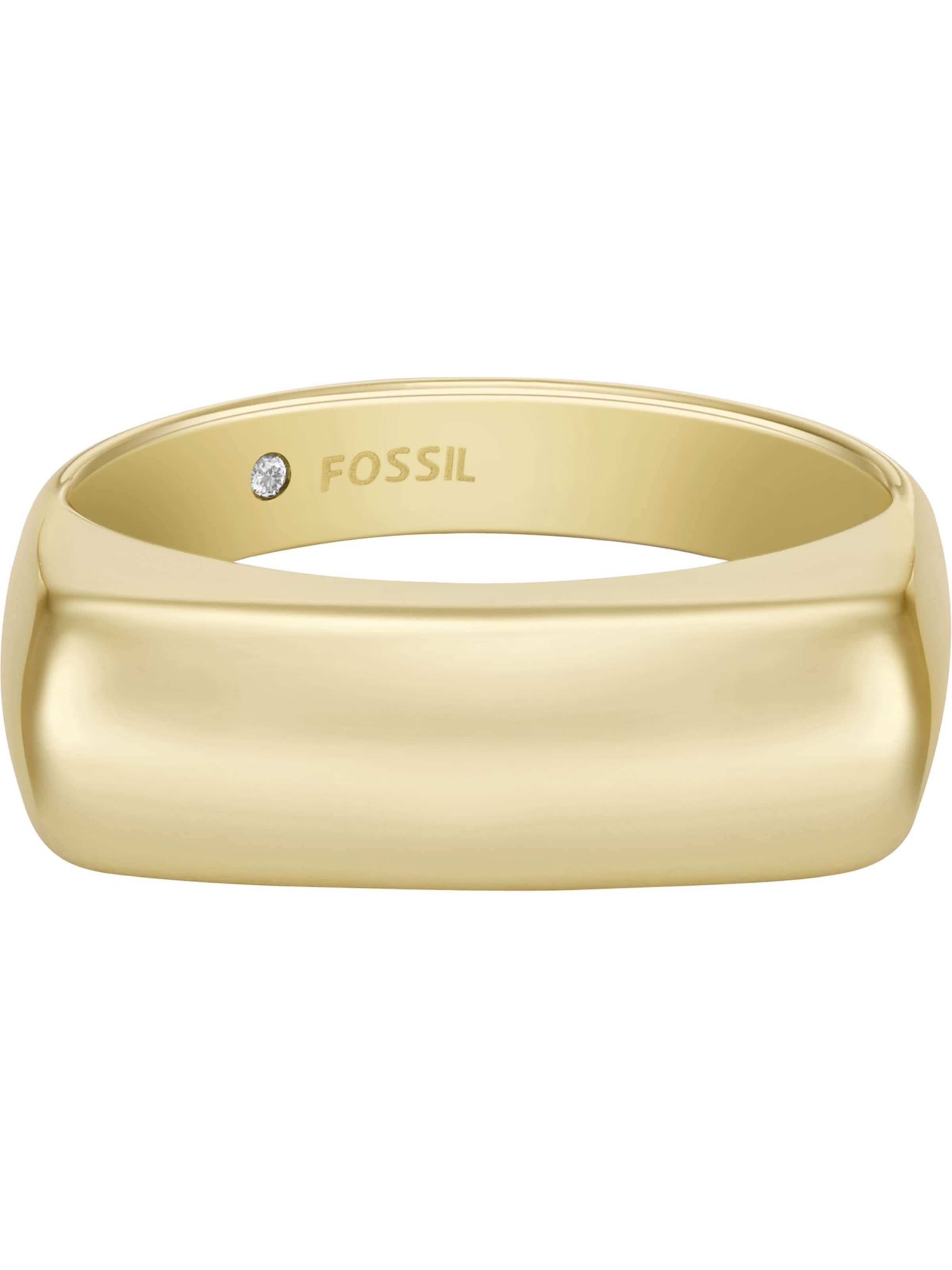 FOSSIL Ring 'HERITAGE' in Gold