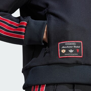 ADIDAS ORIGINALS Sports jacket 'Manchester United Terrace Icons' in Black