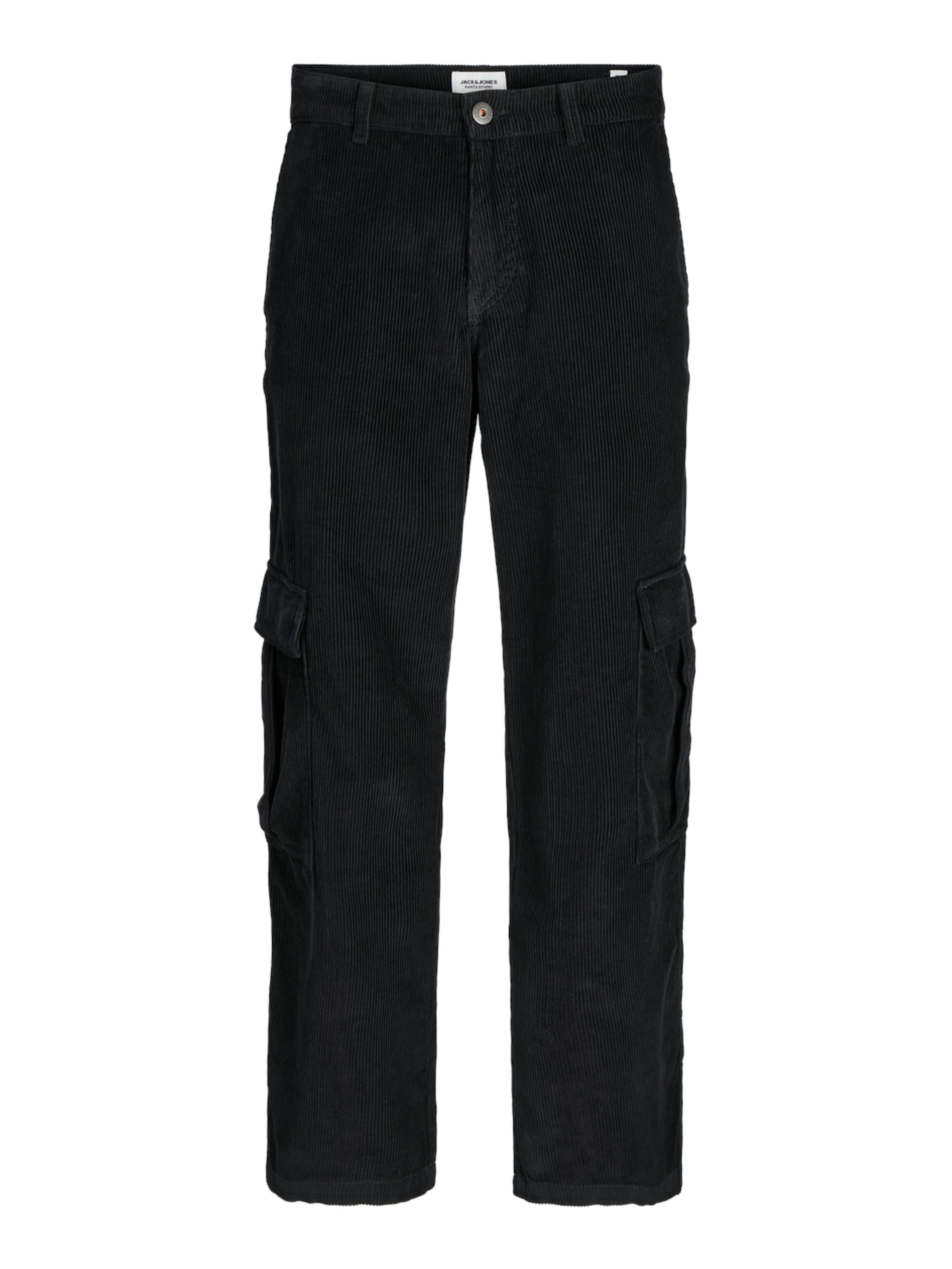 JACK & JONES Štandardný strih Kapsáče - Čierna: predná strana