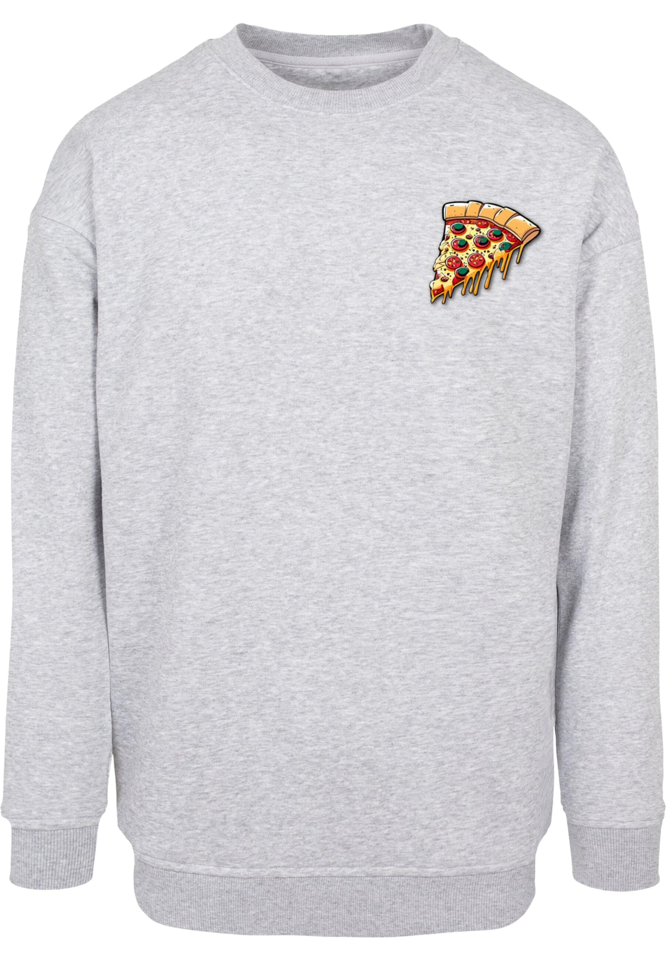 Felpa 'Pizza Comic' di Merchcode in grigio: frontale