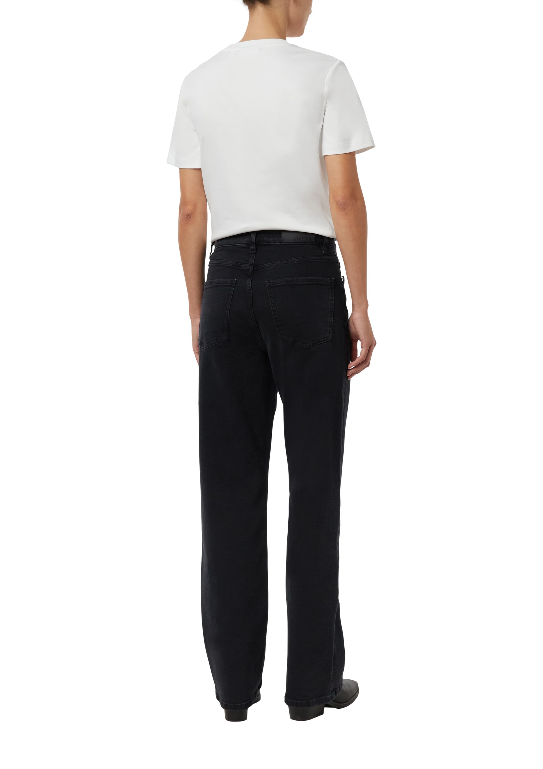 Wide Leg Jean COMMA en noir