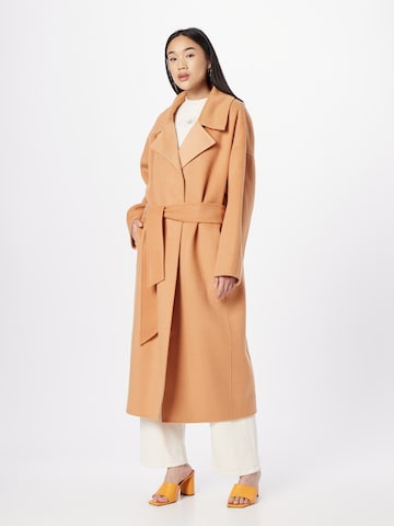 Calvin Klein Between-Seasons Coat in Orange: front