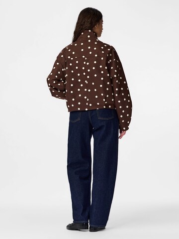 PIECES Between-Season Jacket 'PCElisabeth' in Brown