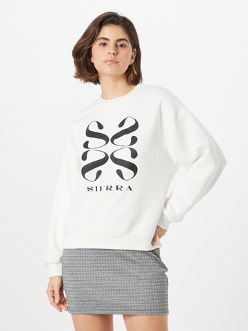 Gina Tricot Sweatshirt 'Riley' in White: front